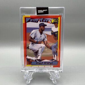 Topps Project 2020 #115 1990 Frank Thomas Naturel Baseball Card Chi White Sox